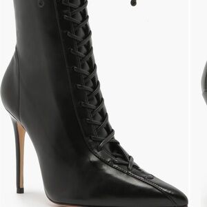 NEW - SCHUTZ  tennie pointed toe lace-up boot
